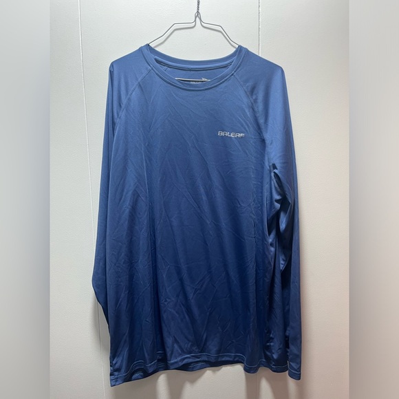 Baleaf Shirt Mens Size XL Blue Long Sleeve Crewneck Athletic Workout Running‎ - Picture 1 of 5